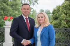27.05.2019 Warszawa, Belweder. Dzień Samorządu Terytorialnego. Uwaga!!! Zdjecia pochodzace z oficjalnego serwisu fotograficznego Kancelarii Prezydenta RP moga byc wykorzystywane jedynie w celu ilustrowania materialow, dotyczacych dzialan Prezydenta RP. Jakakolwiek ingerencja w integralnosc zdjecia - w tym kadrowanie czy obrobka graficzna - jest niedozwolona. Wszelkie wykorzystywanie zdjec pochodzacych z oficjalnego serwisu fotograficznego Kancelarii Prezydenta RP w celach komercyjnych lub w materialach o charakterze politycznym jest zabronione.