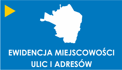 Przycisk ewidencja miejscowości ulic i adresów