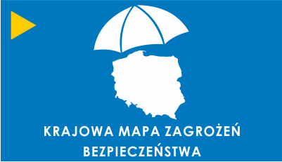 Przycisk krajowa mapa zagrożeń bezpieczeństwa