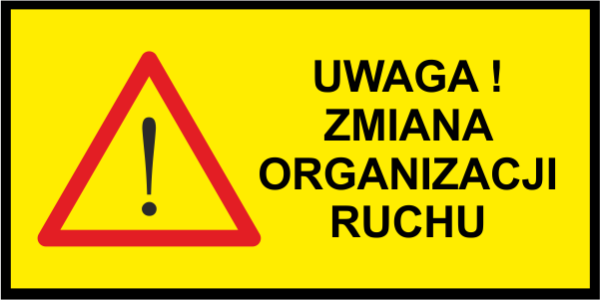 zmiana organizacji ruchu