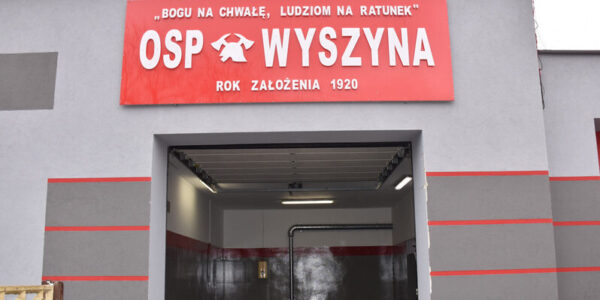 Jednostka OSP Wyszyna z nowym sprzętem