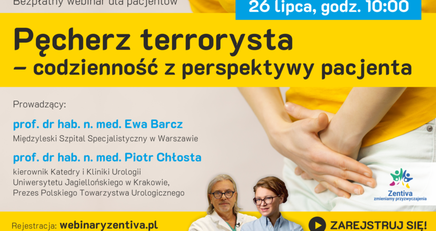 bezpłatny webinar dla pacjentów z chorobami urologiczno-ginekologicznymi