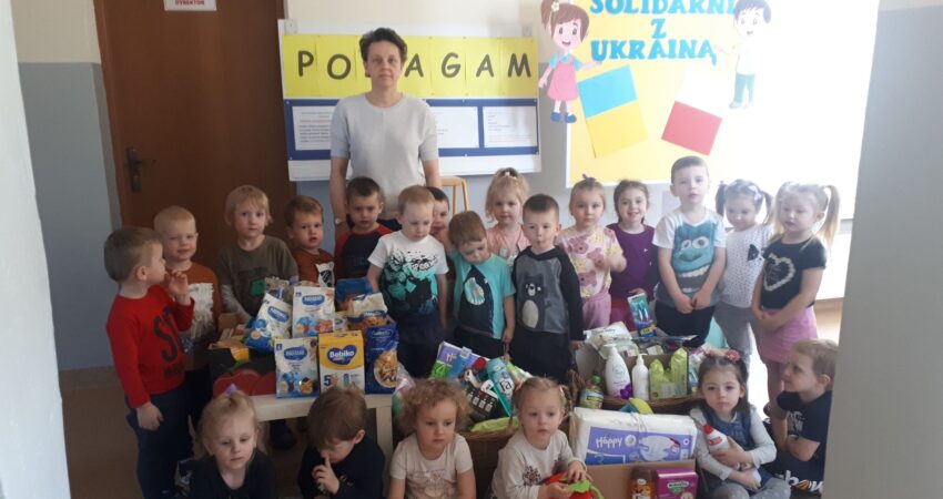 Przedszkole Gminne pomaga uchodźcom z Ukrainy