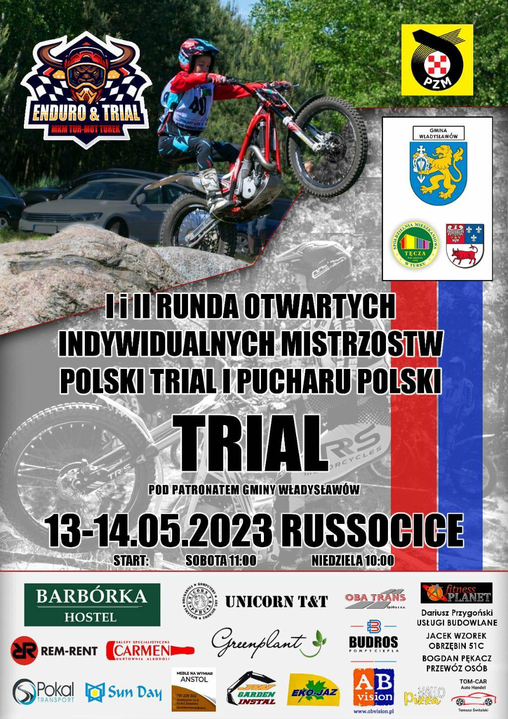 I i II Eliminacja Indywidualnych Mistrzostw Polski Trial i Pucharu Polski Trial