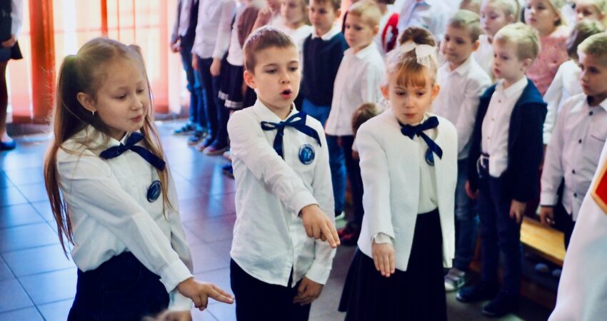 Ślubowanie pierwszoklasistów we Władysławowie