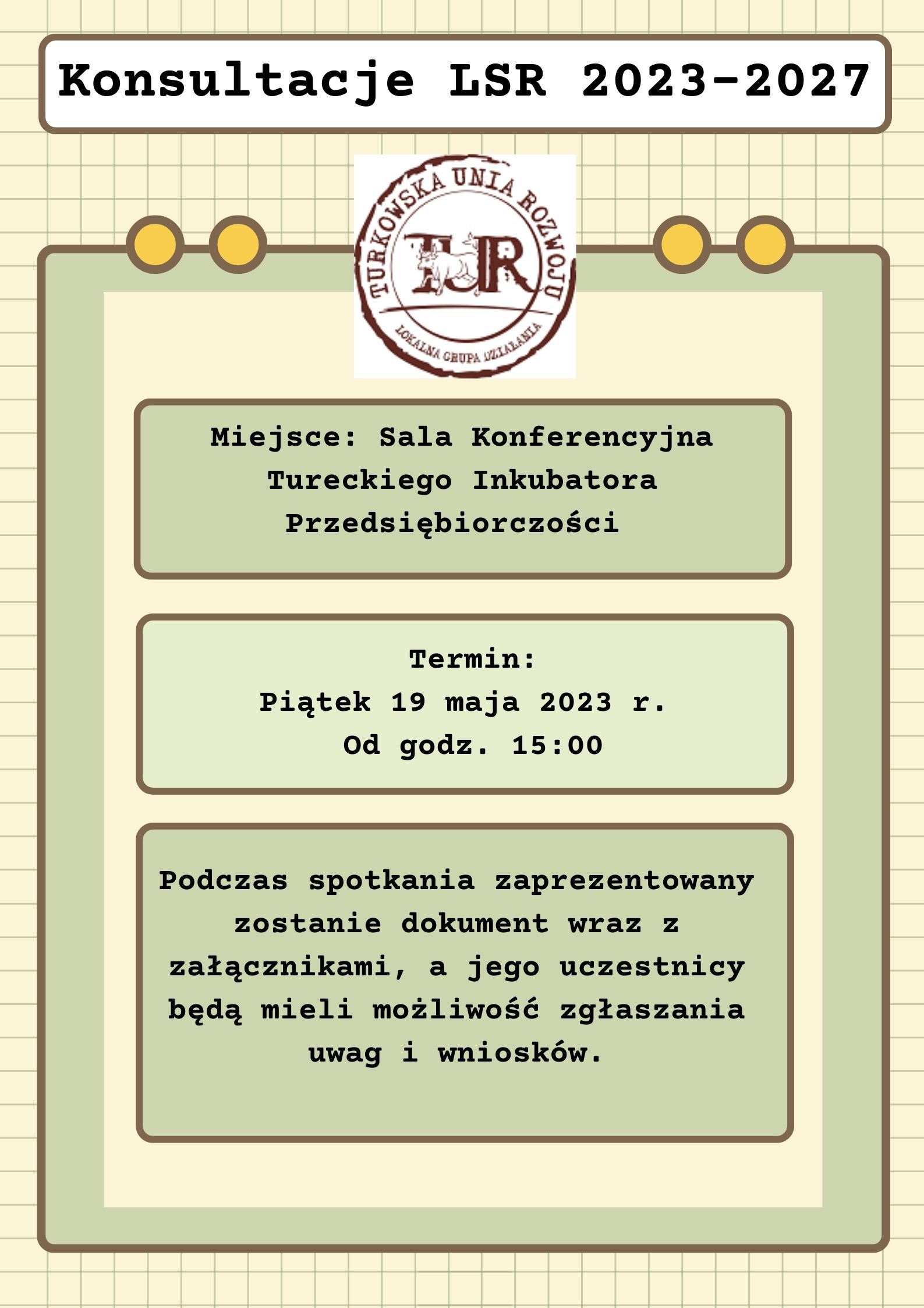 Konsultacje LSR 2023-2027