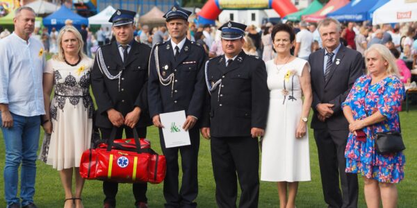 Delegacja z gminy Władysławów na Dożynkach Powiatowo-Gminno-Parafialnych w Tuliszkowie