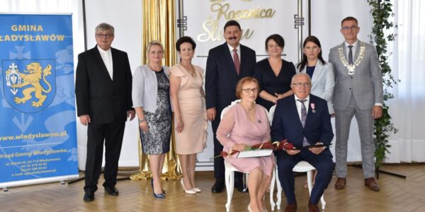Złote małżeństwa z gminy Władysławów. Są ze sobą od pół wieku w szczęściu i trosce