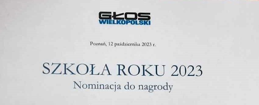 Nominacje do nagrody w Plebiscycie Edukacyjnym 2023
