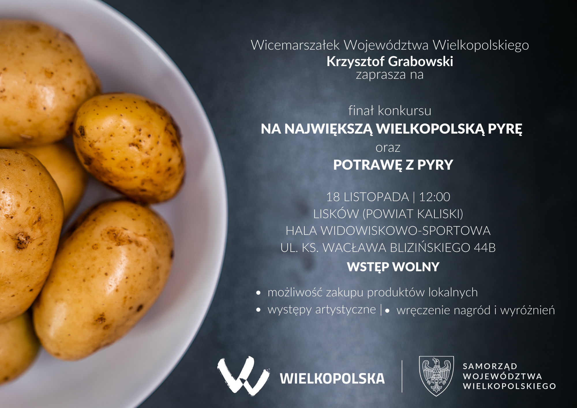 Konkurs na największą wielkopolską pyrę oraz potrawę z pyry