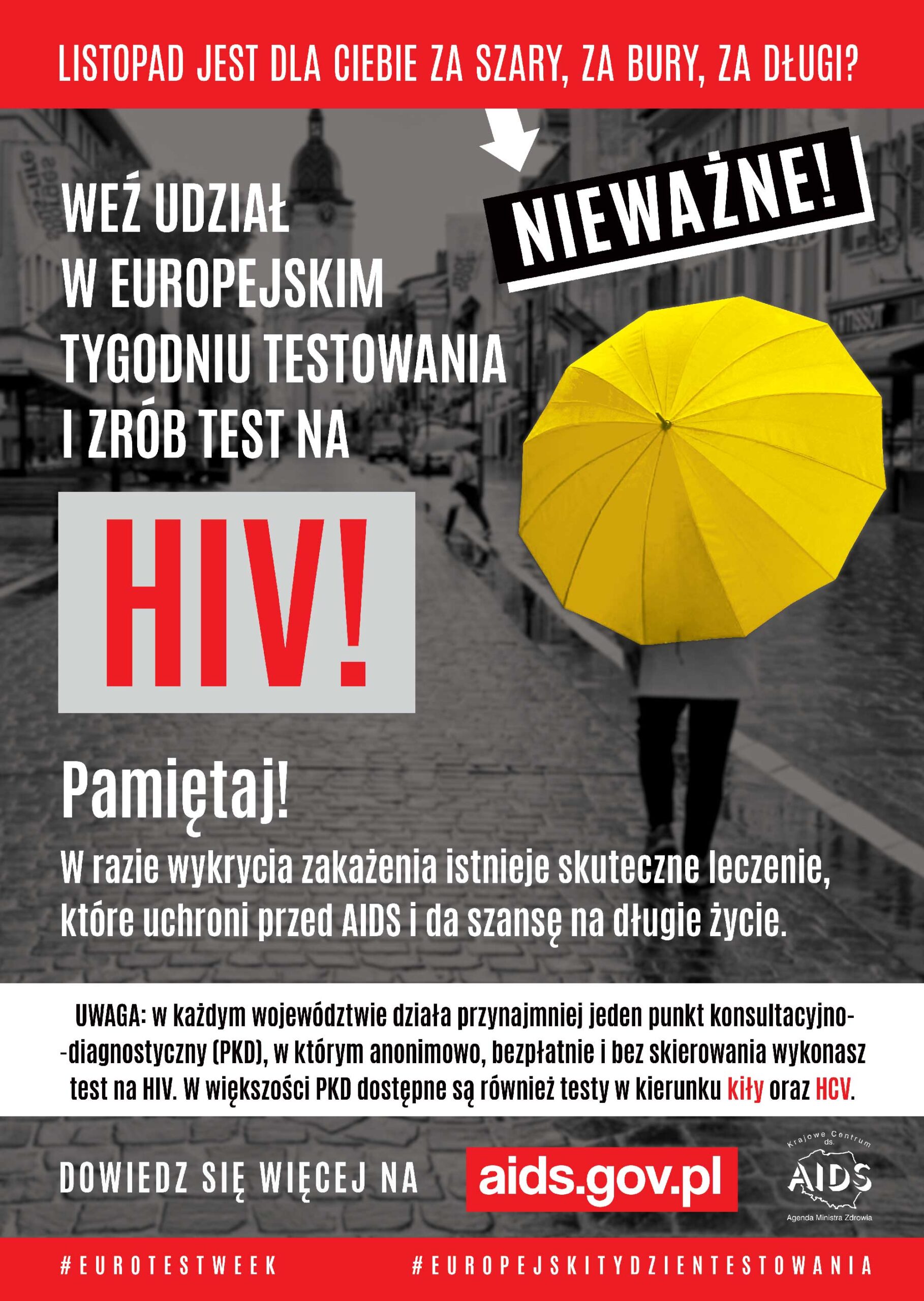 Europejski Tydzień Testowania (ETT) w kierunku HIV i HCV