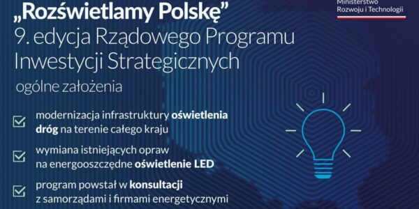 Rozświetlimy naszą gminę. Ponad milion złotych dofinansowania na wymianę lamp!