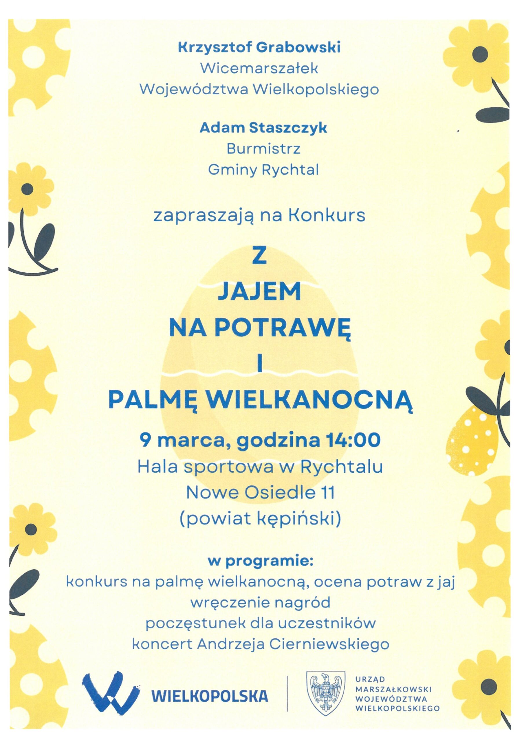 „Konkurs z Jajem na Potrawę i Palmę Wielkanocną"