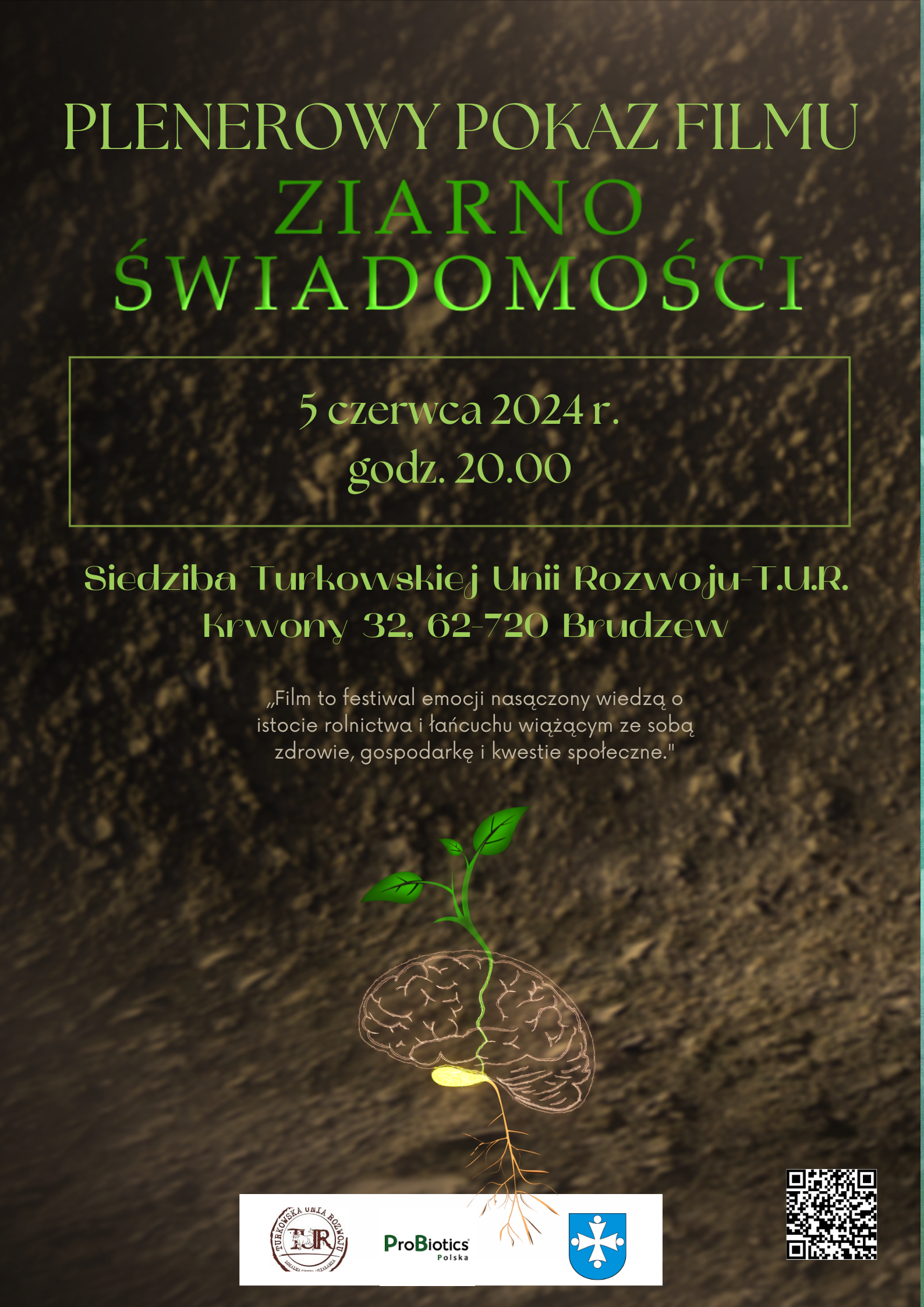 Pokaz filmu ,,Ziarno Świadomości''