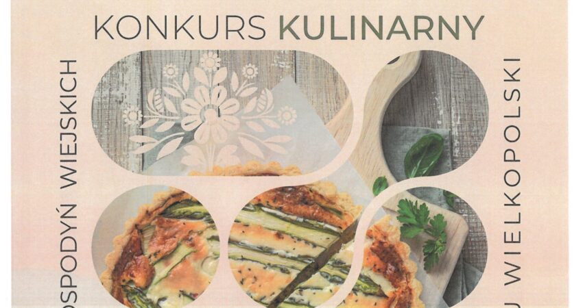 Konkurs kulinarny ,,SZPARAGOWA DOSKONAŁOŚĆ"